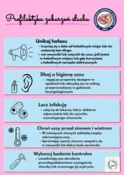 plakat profilaktyka zaburzeń słuchu